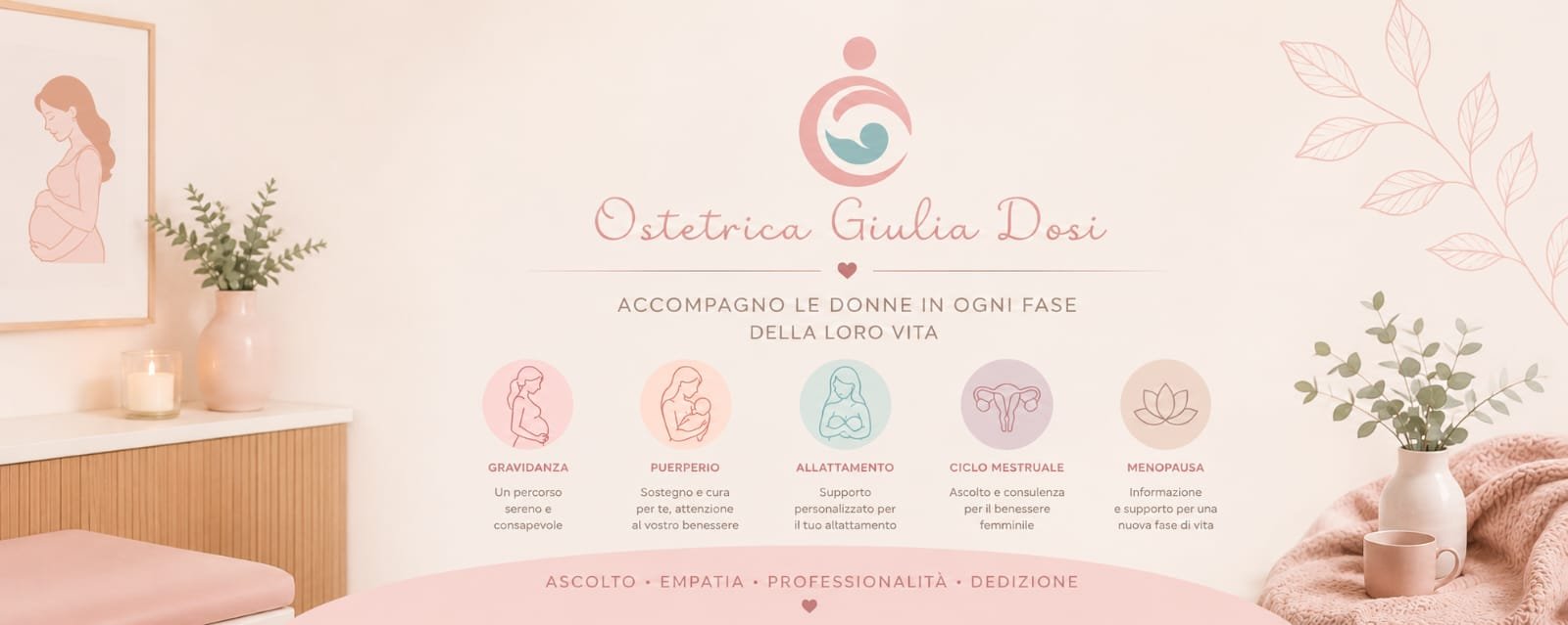 Panoramica dei servizi di Ostetrica Giulia Dosi